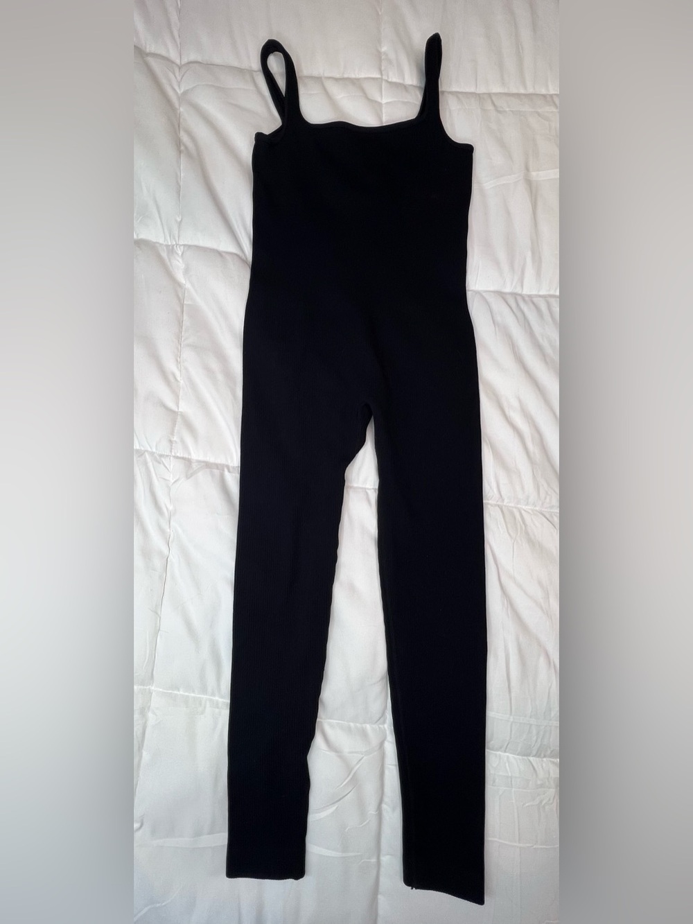 Black Ribbed body suit